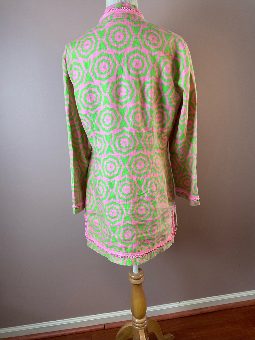 Sail to Sable Neon Pink & Lime Starprint Tunic - Picture 6 of 6